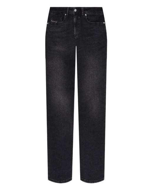 DIESEL 1979 Slenker Jeans Met Vervaagd Effect in het Blue voor heren