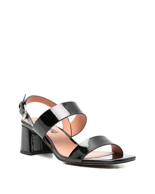 Bibi Lou Black Strap Sandals