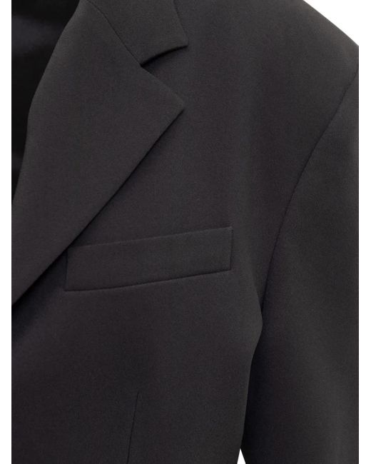 GIUSEPPE DI MORABITO クロップド ジャケット Black