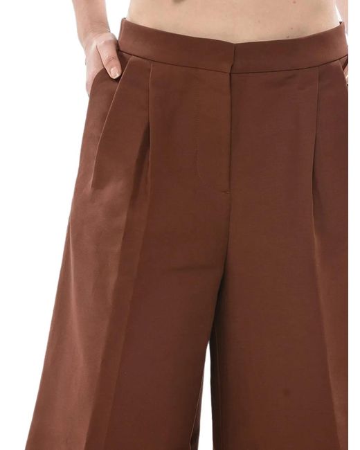 Marni White Pleated Wide-Leg Trousers