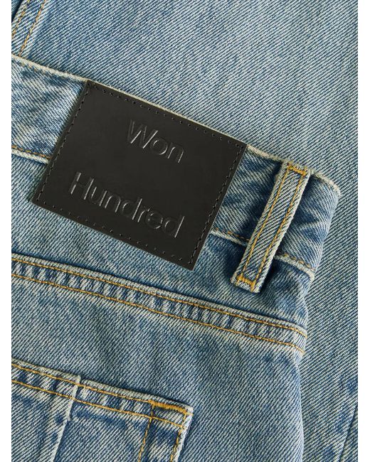 Won Hundred Blue Buttoned Jeans for men
