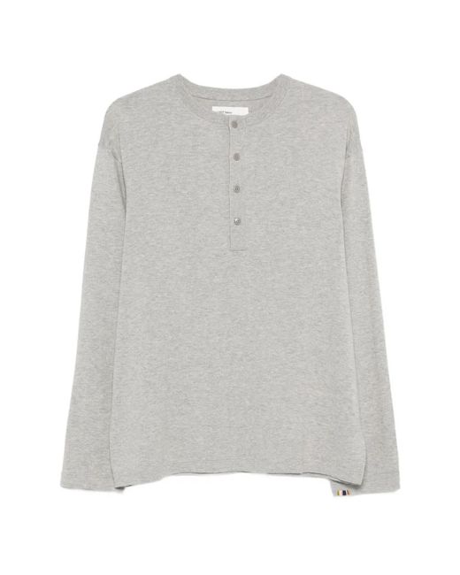 Extreme Cashmere Gray Nº407 Fatou Long-Sleeves Sweater