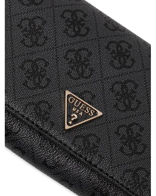 Guess Black Sac À Bandoulière À Motif Monogrammé