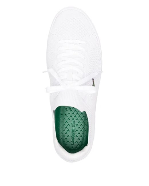 Lacoste White La Piquée 2.0 Sneakers for men