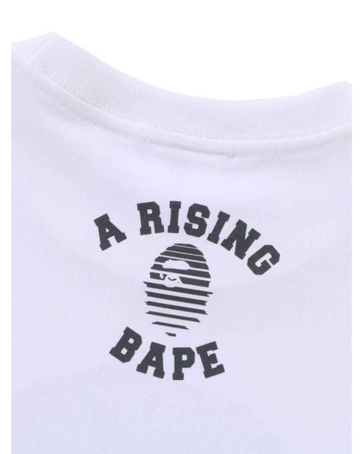 メンズ A Bathing Ape グラフィック Tシャツ White