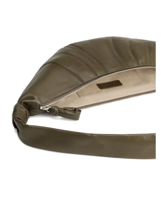Lemaire Gray Medium Croissant Shoulder Bag