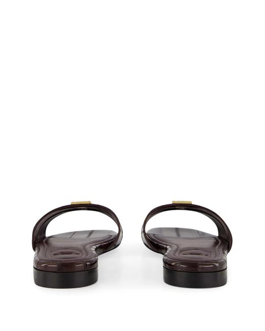 Fendi White Ffold Hagfish Sandals