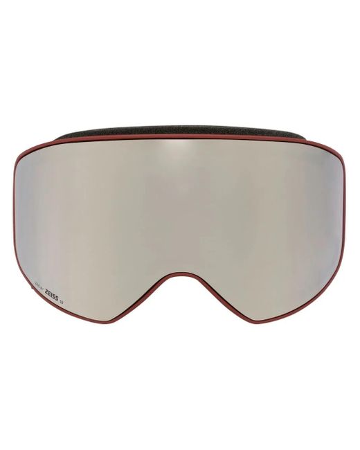 Chloé Gray Logo-print goggle-style Glasses