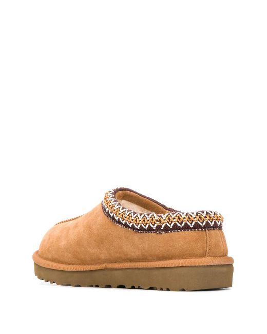 Ugg Brown Suede Slip-On Clogs