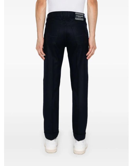 Jacob Cohen Blue Scott Trousers for men