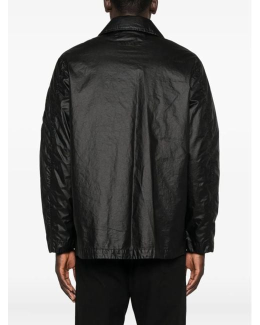 Veste Boutonnée À Détail De Lentille Signature C P Company pour homme en coloris Black