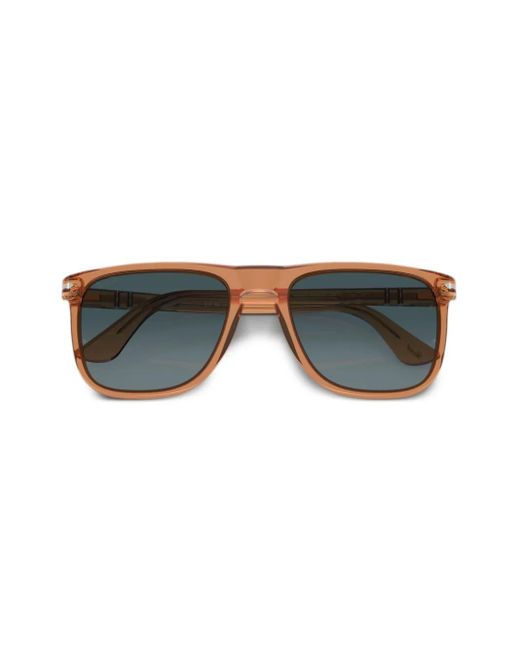 Persol Blue Square-Frame Sunglasses