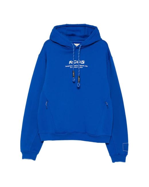 RC Outdoor Supply Blue Script Hoodie for men
