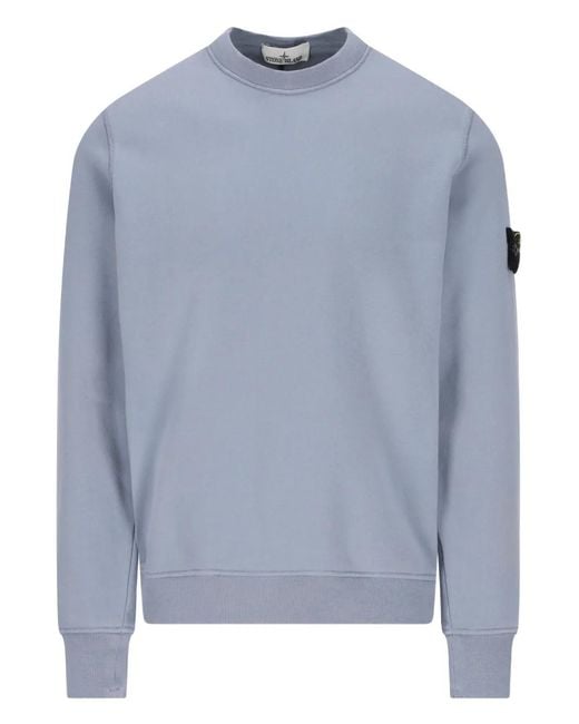 Stone Island Crew-neck sweater in Blue für Herren