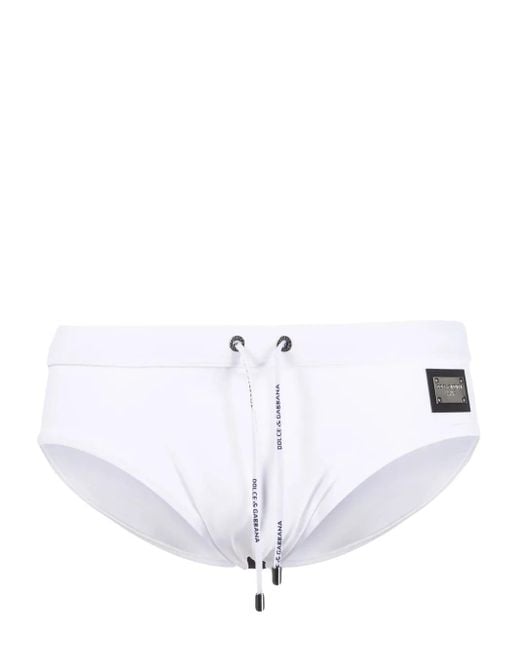 Dolce & Gabbana Swimming briefs in White für Herren