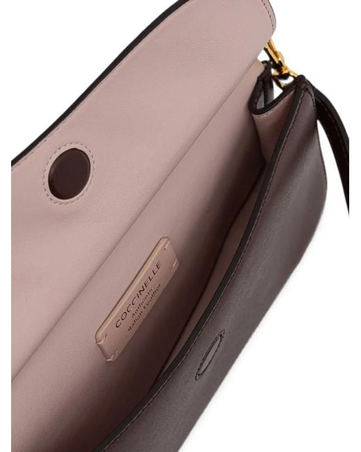 Coccinelle Brown Tortoiseshell-Effect Handle Tote Bag