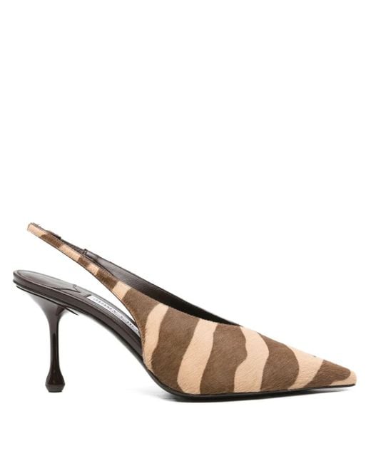 Jimmy Choo Brown 80Mm Isa Pumps