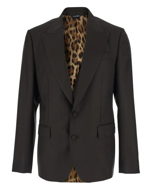 メンズ Dolce & Gabbana Sicilia テーラードジャケット ブラック | Lyst