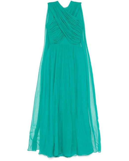 Costarellos Seva イブニングドレス Green