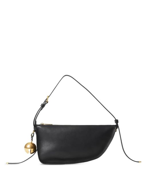 Burberry Black Shield Leather Shoulder Bag