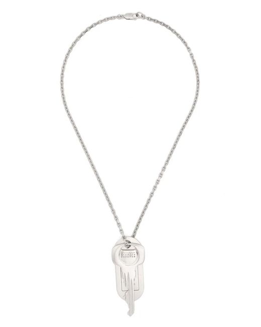 MM6 by Maison Margiela Metallic Key-Charm Necklace
