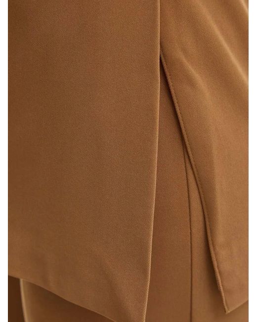 Bardot Natural Asymmetric Strapless Blouse