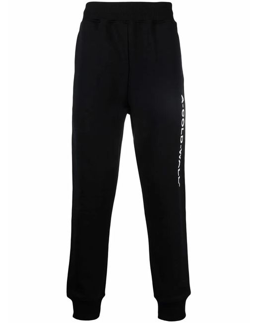 A_COLD_WALL* Black Logo-Print Tapered Joggers for men