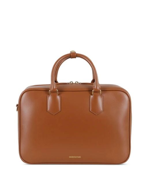 Semicouture Brown Andra Tote Bag
