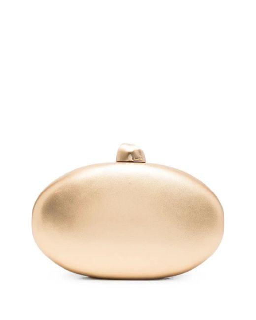 Cult Gaia Natural Eviana Clutch Bag