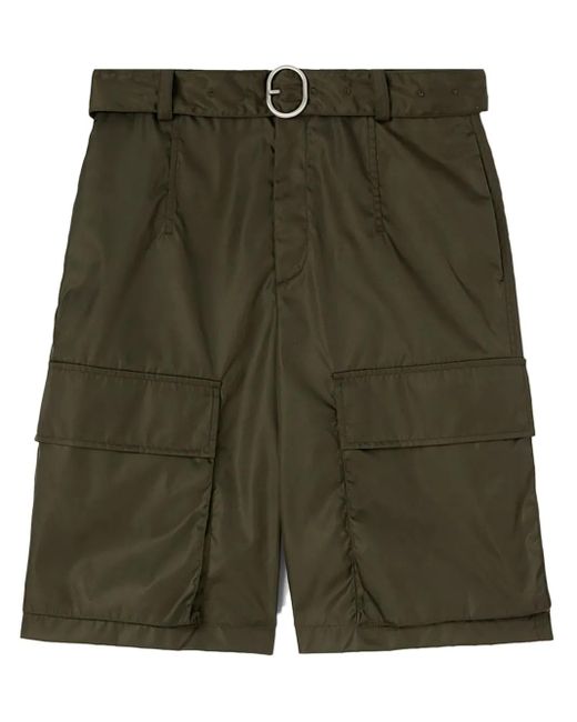 メンズ Jil Sander ベルテッド ショートパンツ Green