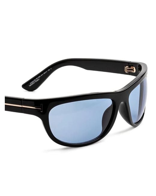 Tom Ford Blue Rectangular-Frame Sunglasses for men