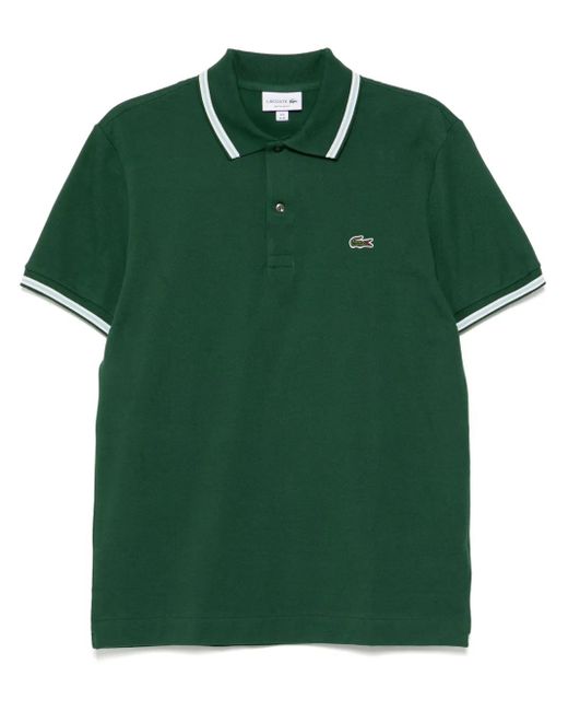 Lacoste Trim Accent Poloshirt in Green für Herren