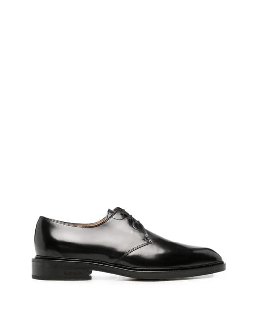 Paul Smith Black Sheridan Leather Lace-Up Shoes for men