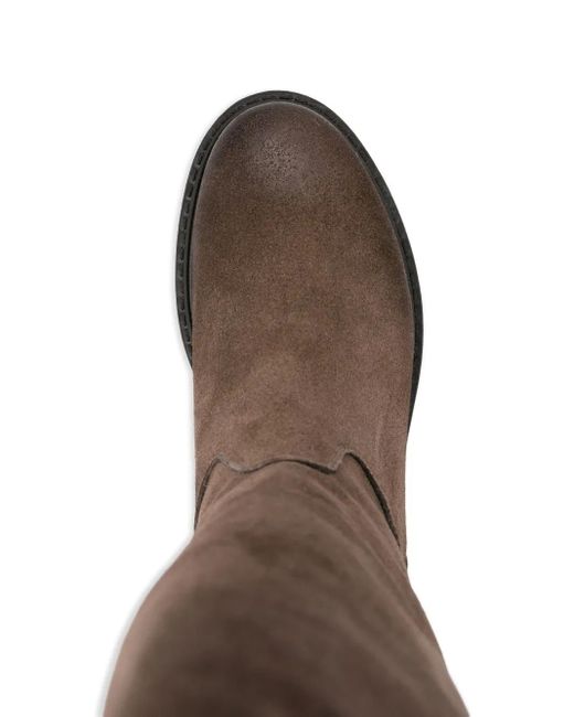 METISSE Brown 40Mm Suede Leather Knee-High Boots