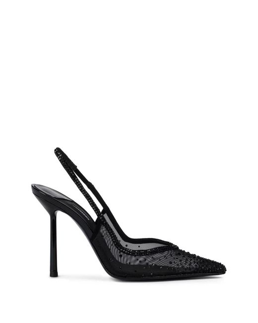Le Silla Black Nicole Slingback Pumps