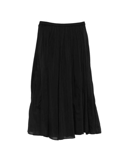 Roberto Collina Black Chemise À Taille Élastiquée