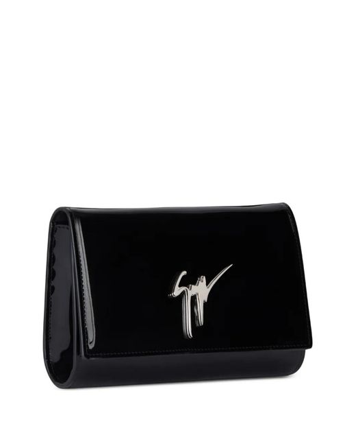 Giuseppe Zanotti Black Cleopatra Clutch Bag