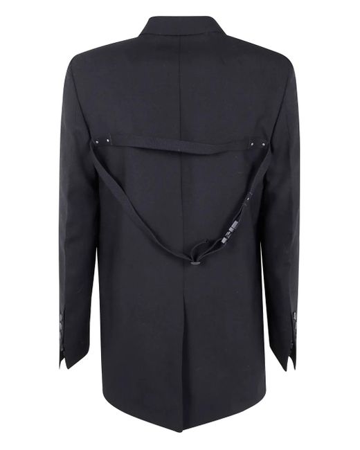 Rick Owens Blue Single-Breasted Jacket for men