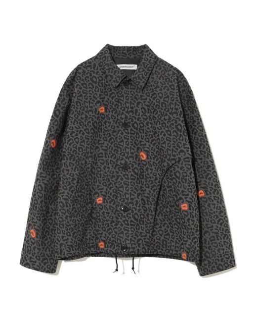 Undercover Jacke Mit Leoparden-Print in Gray für Herren