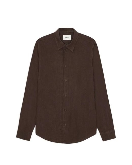 NN07 Brown Chemise Enzo for men