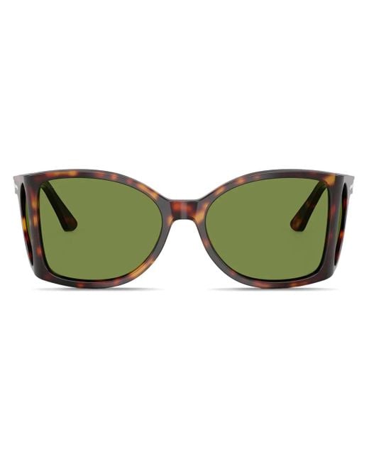 Occhiali Da Sole Geometrici di Persol in Green