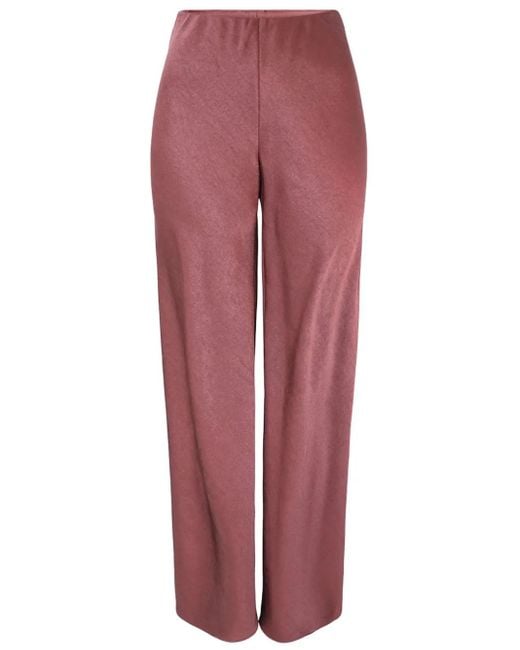 Vince Red Hose Aus Satin