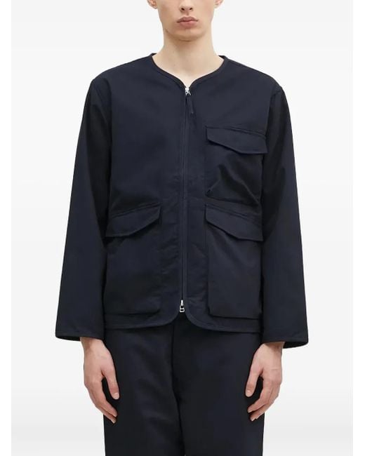 Universal Works Jacke mit Reißverschlusstasche in Blue für Herren