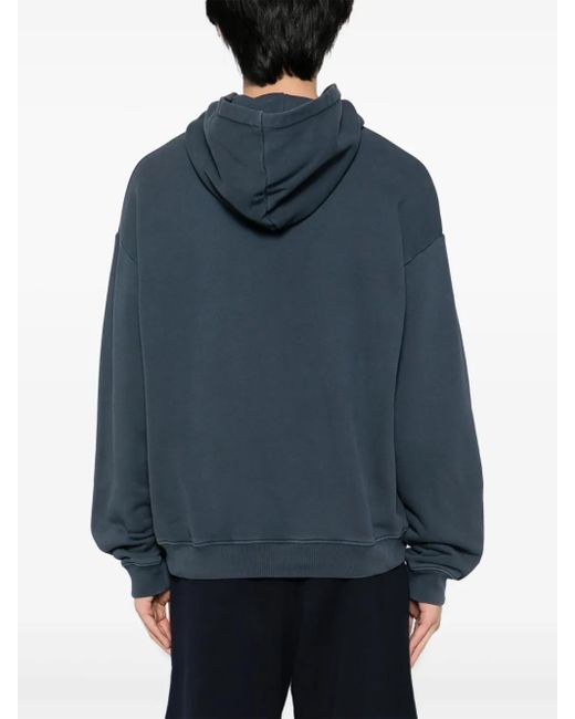 Sudadera con capucha y parche del logo Lacoste de hombre de color Blue