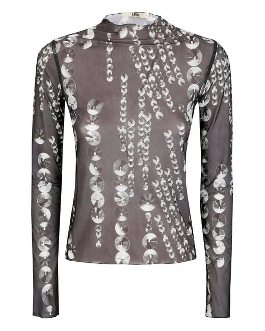 Top de tejido jersey KNWLS de color Black