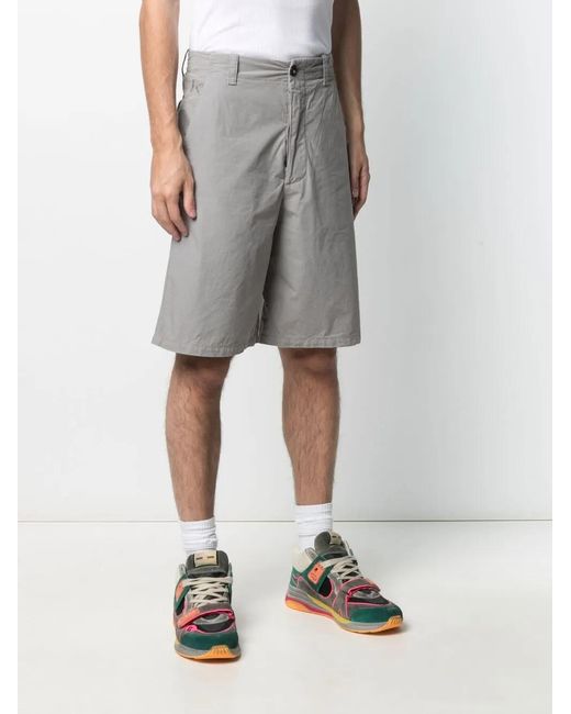 KENZO Gray Bowed To The Knee for men