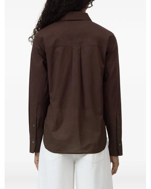 Closed Brown Buttoned Classic Shirt