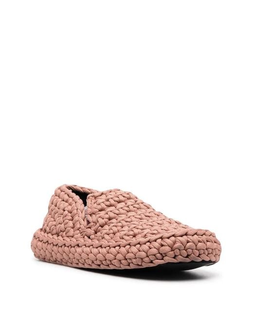 N°21 Pink Knitted Slip-On Sneakers
