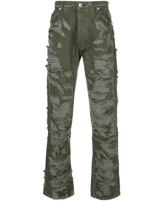 Siberia Hills Green Spirtiual Jeans for men