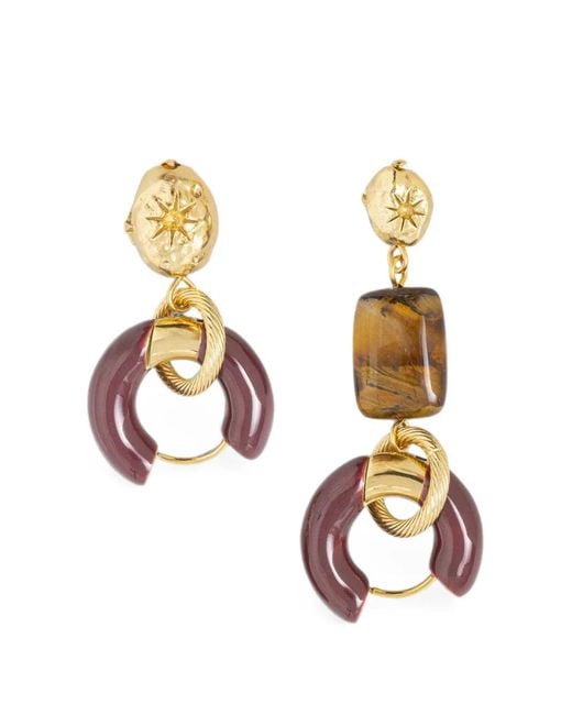 Sessun Metallic Nilla Mismatched Earrings